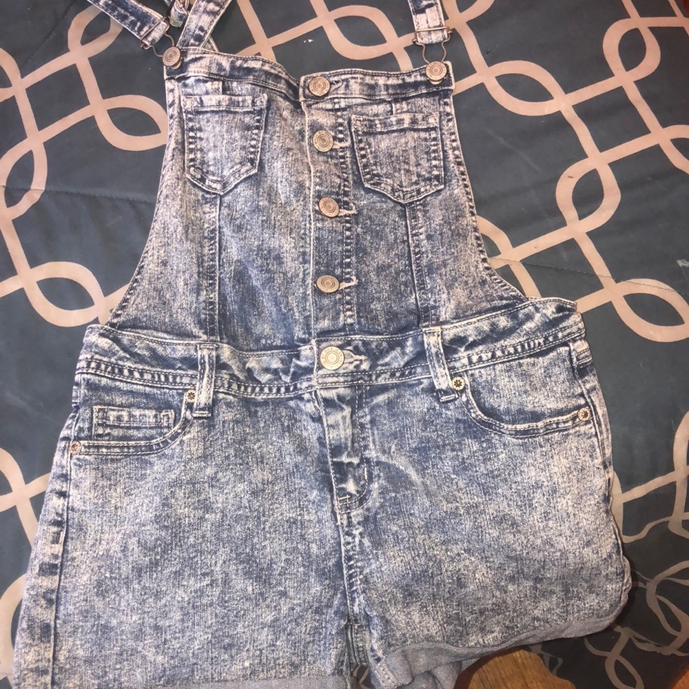 Shorts overall dark denim size M